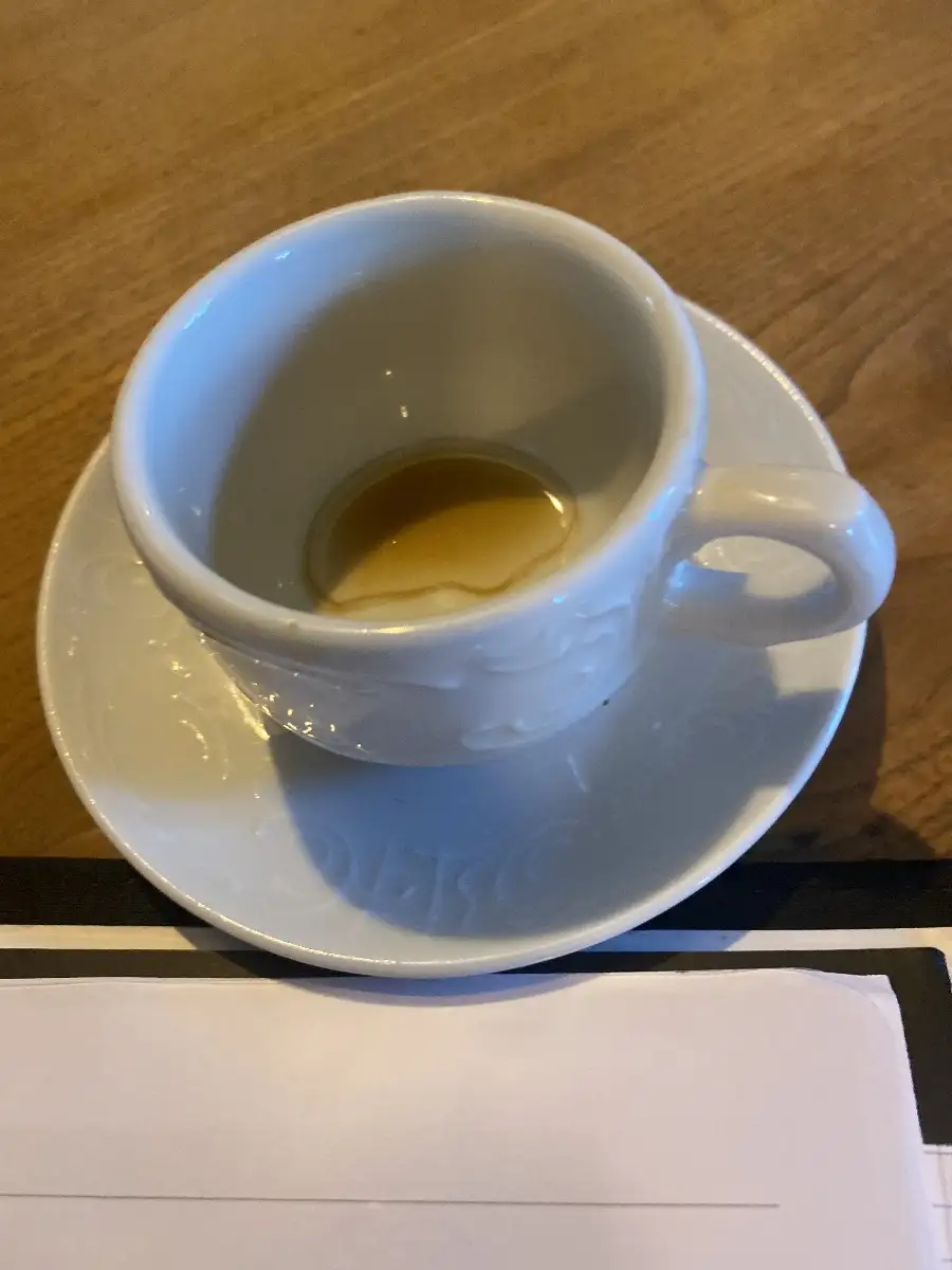Tasse à café vide